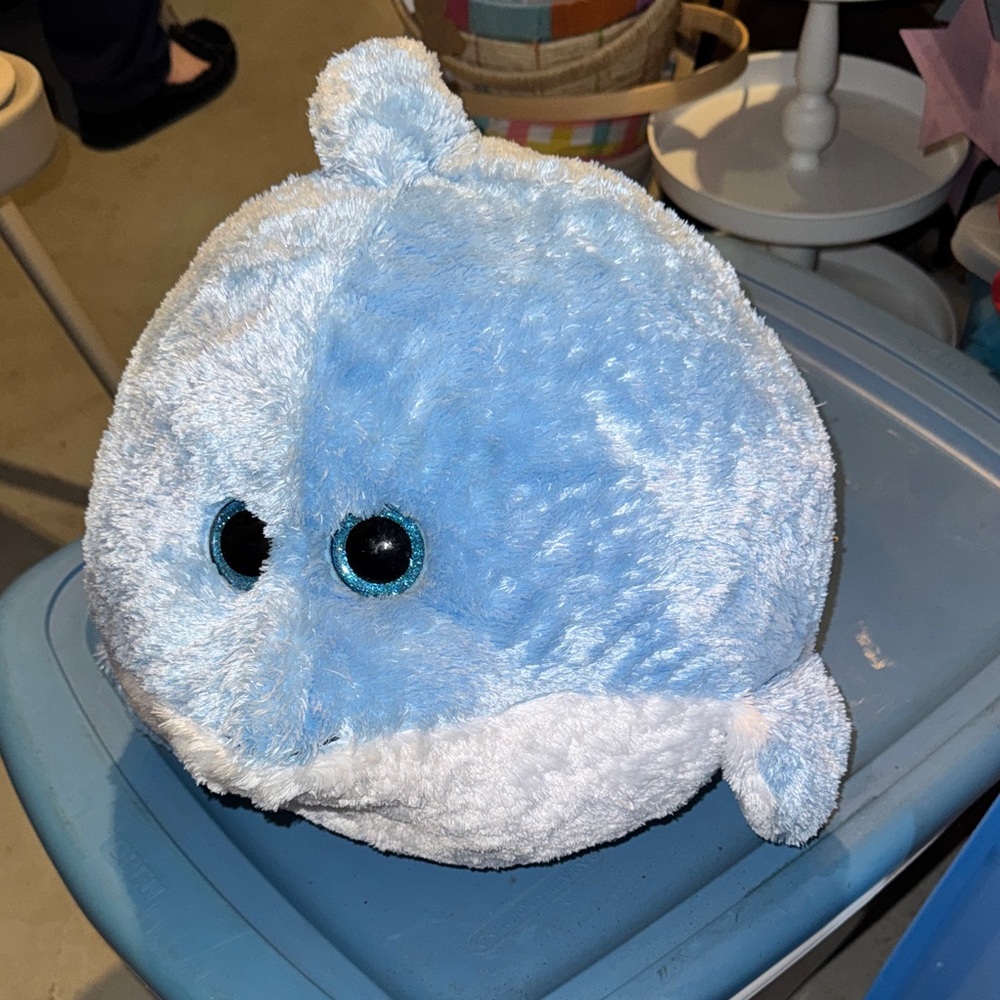 Ty Blue and White Plush